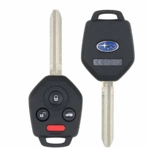 2017-2018 Subaru / 4-Button Remote Head Key / PN: 57497-FL00A / CWTB1G077 (H Chip) w/ Black Interior Board Shell (OEM)