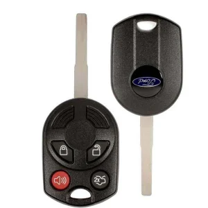 2011-2024 Ford / 4-Button Remote Head Key / PN: 164-R8046 / OUCD6000022 / HU101 HS / Chip 80 Bit (OEM)