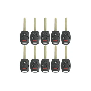 25 x 2003-2010 Honda Accord Element / 4-Button Remote Head Key / OUCG8D-380H-A (AFTERMARKET) (Bundle of 25)