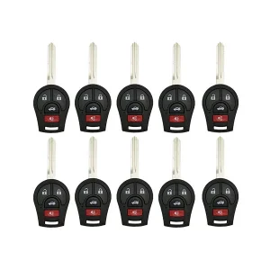 25 x 2003-2019 Nissan / 4-Button Remote Head Key / PN: H0561-3AA0B / CWTWB1U751 / (AFTERMARKET) (Bundle of 25)
